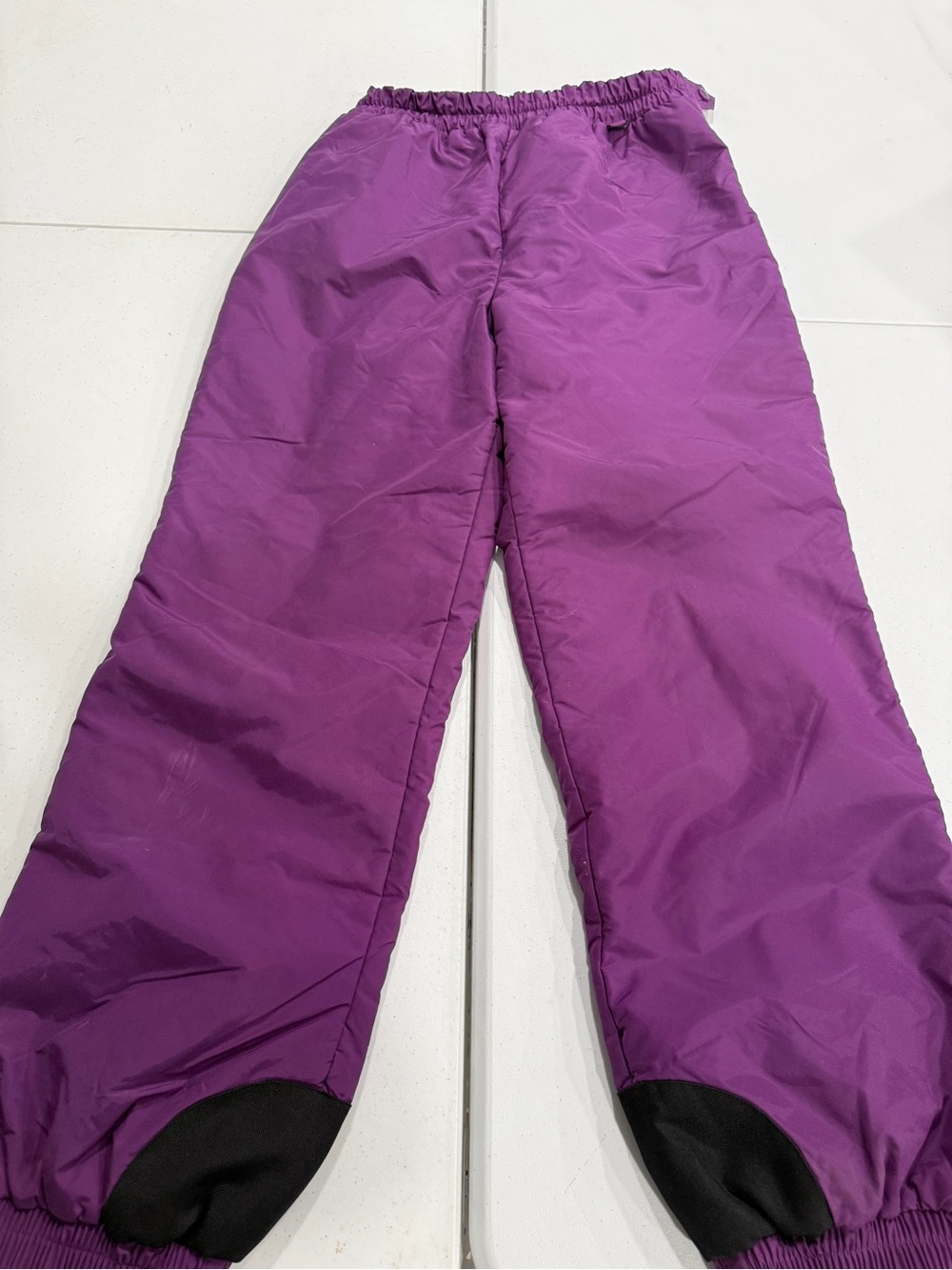 Columbia Purple Women's Insulated Snow Joggers with Black Ankle Reinforcement